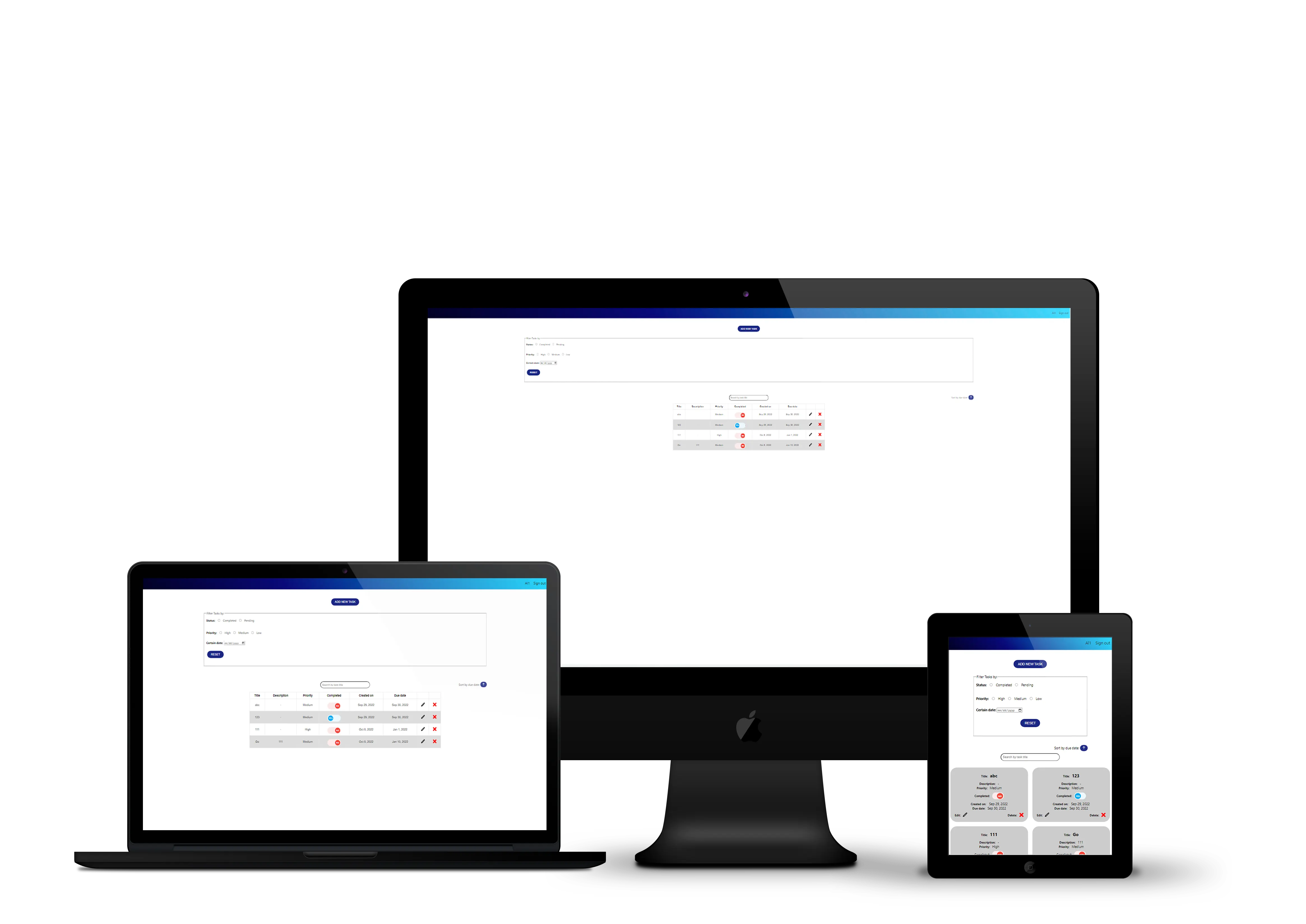 Project Task scheduler